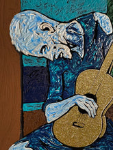 Load image into Gallery viewer, Old Guitarist (canvas)
